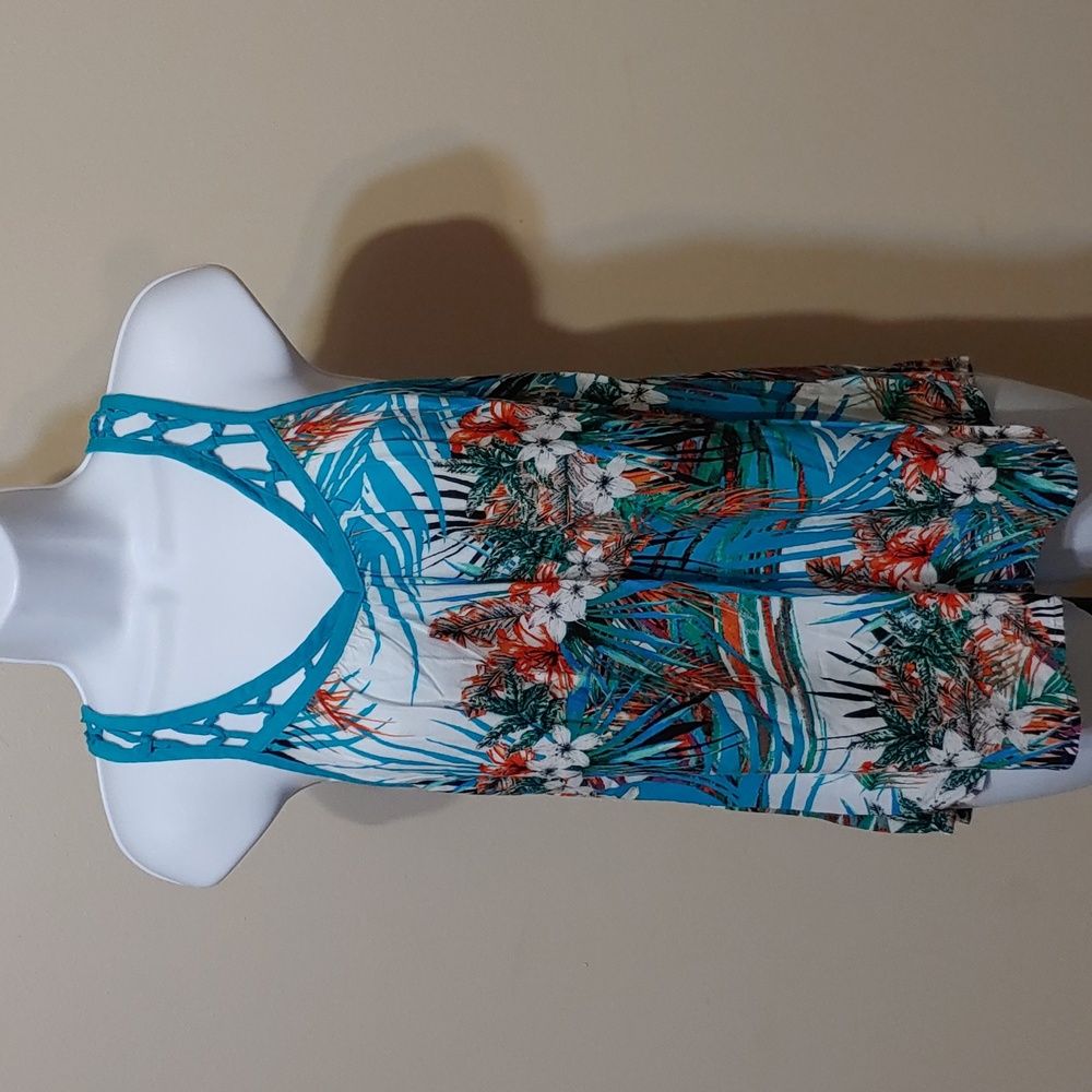 Nicole Miller tropical tank top